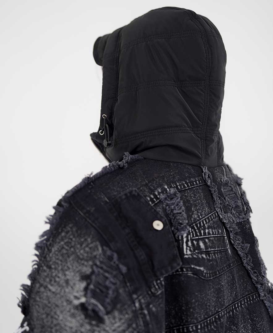 کاپشن ترکیبی زنانه