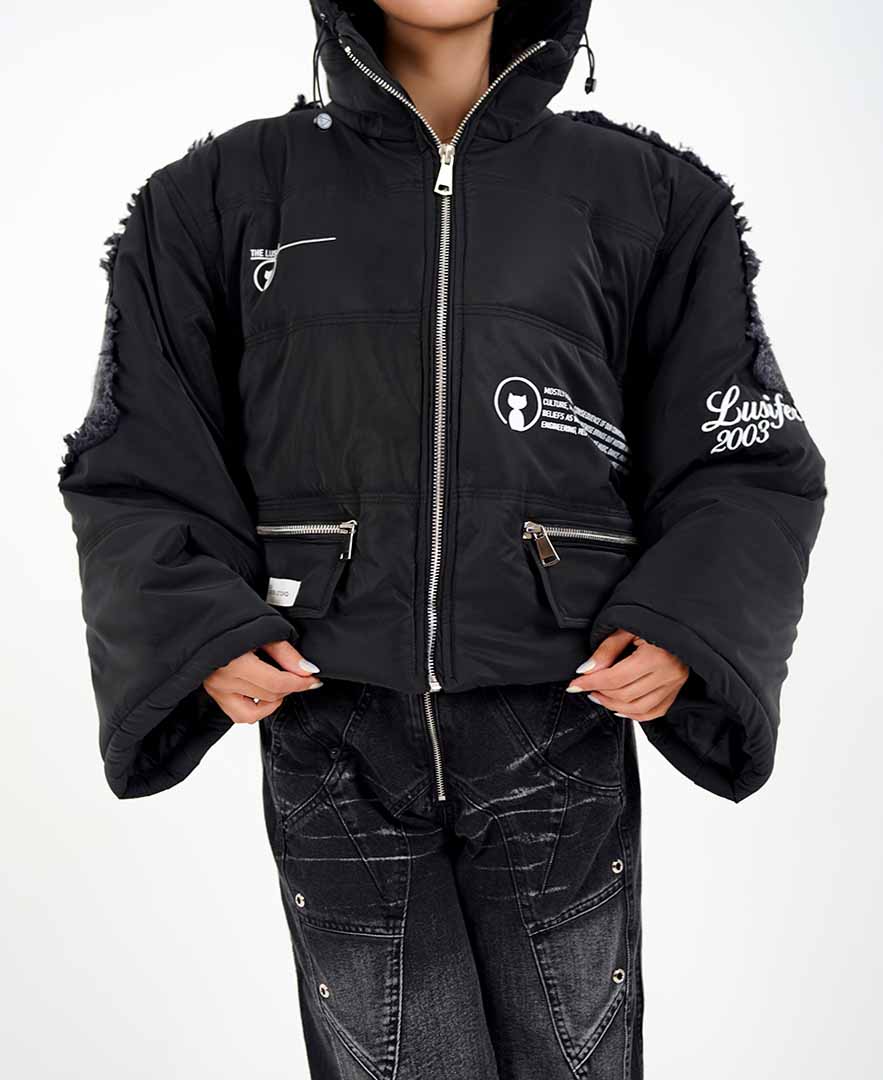 کاپشن ترکیبی زنانه