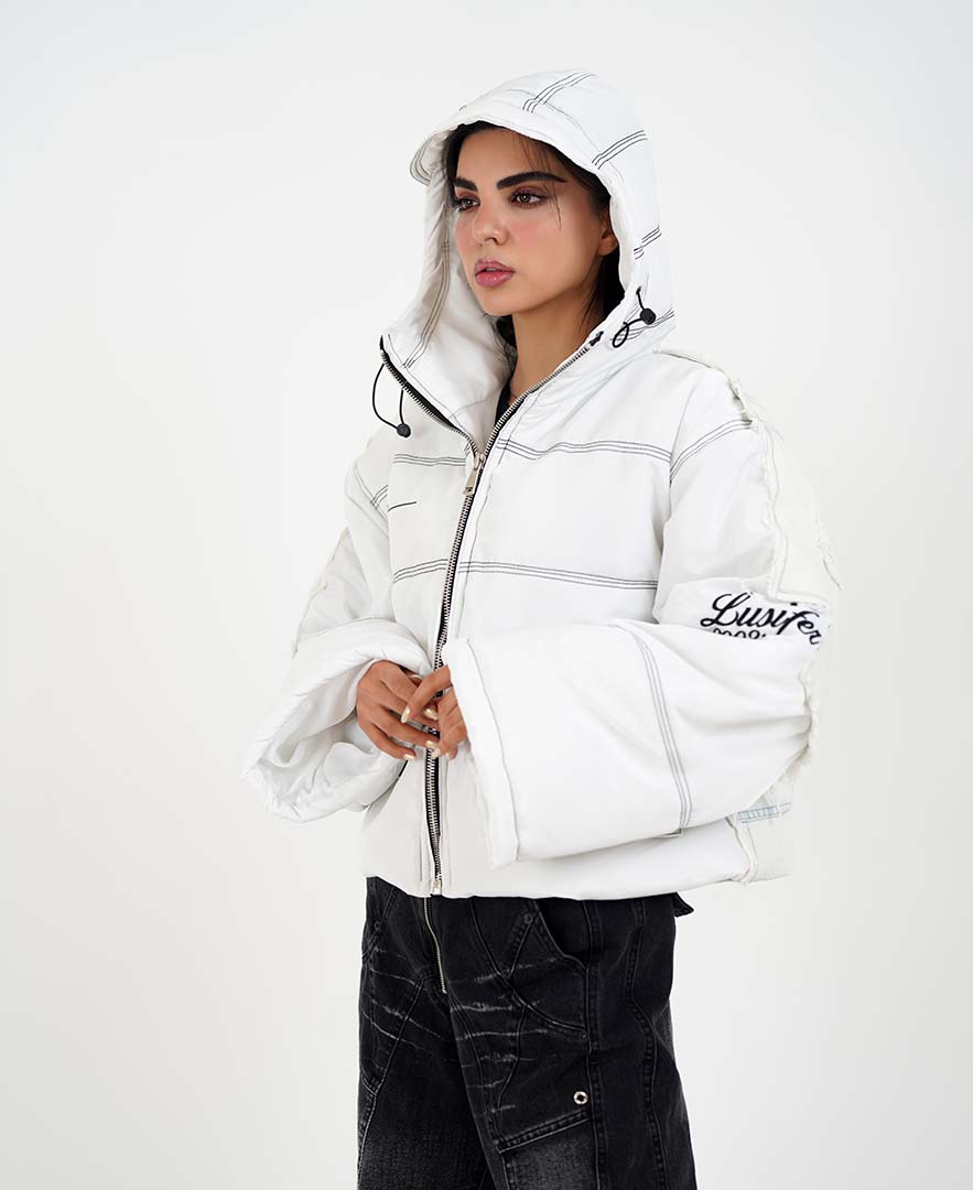 کاپشن ترکیبی زنانه