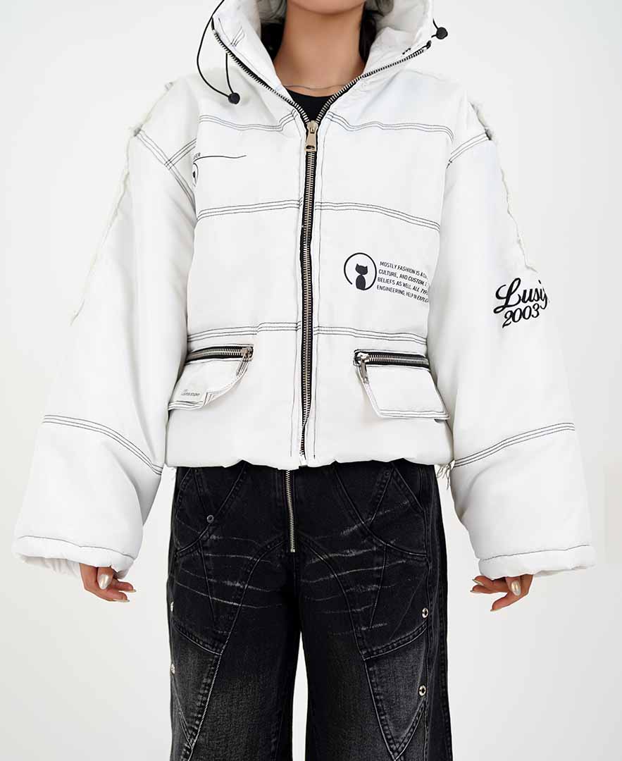 کاپشن ترکیبی زنانه