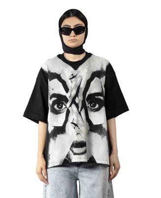 تیشرت چاپ دار زنانه