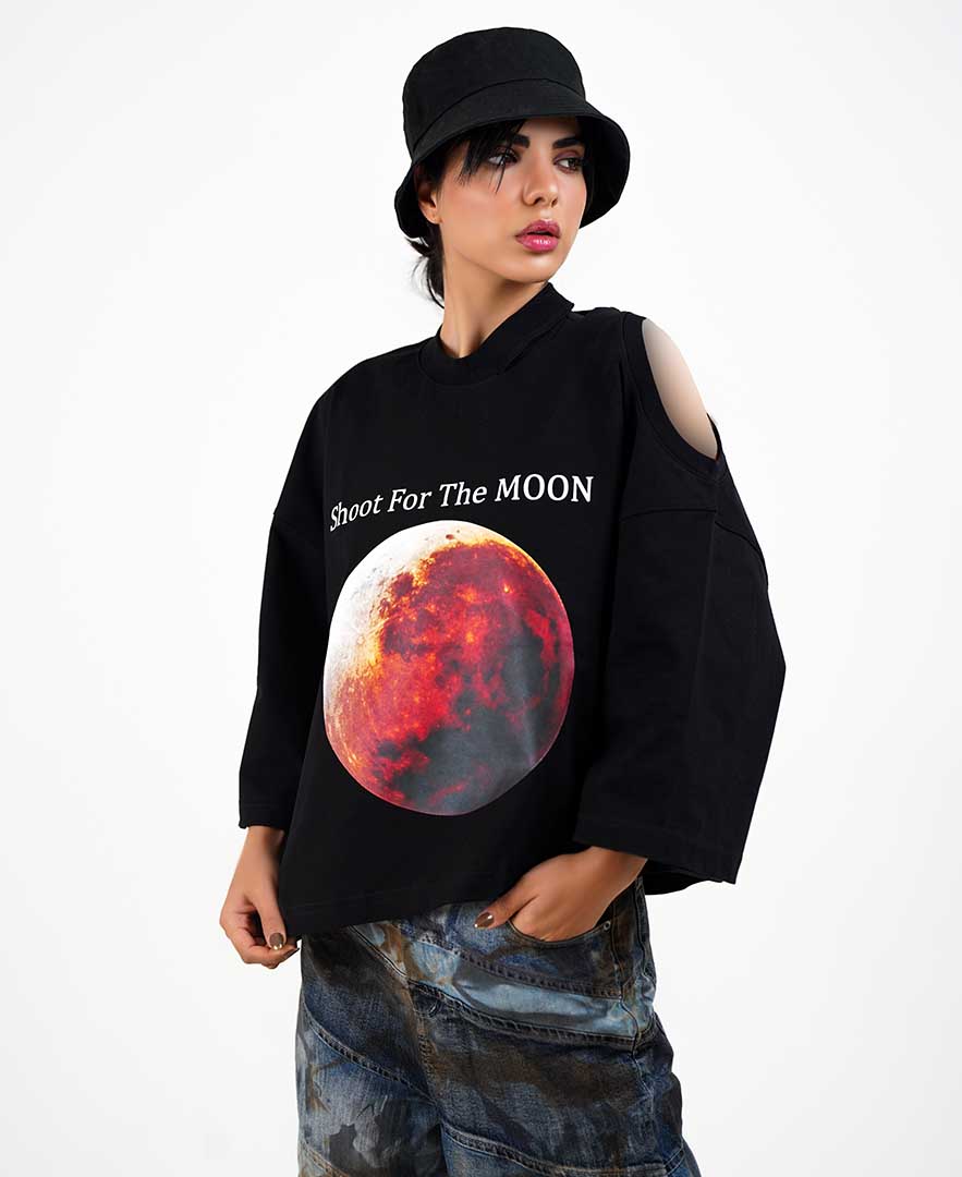 تیشرت برش دار زنانه