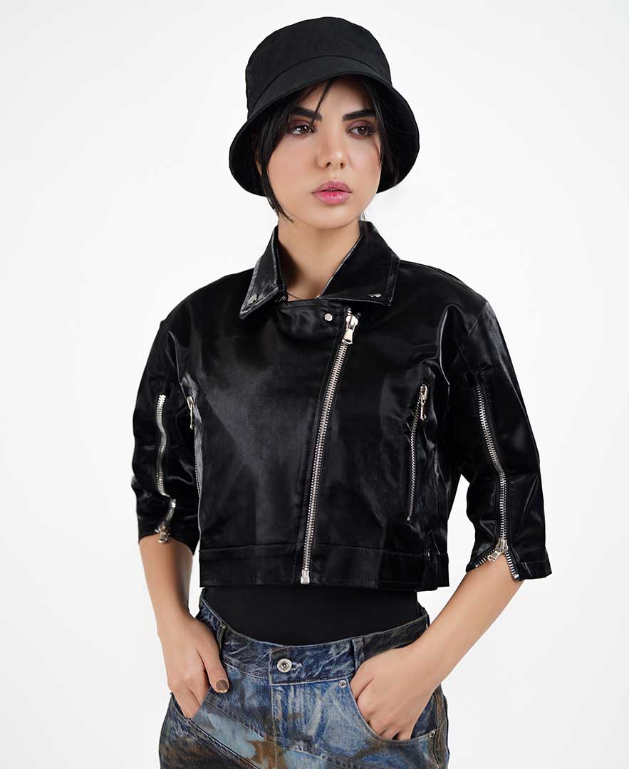 ژاکت زیپ دار زنانه