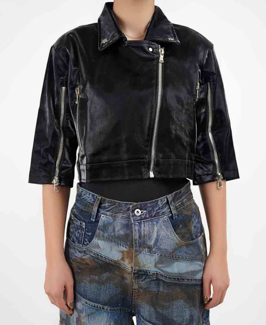 ژاکت زیپ دار زنانه