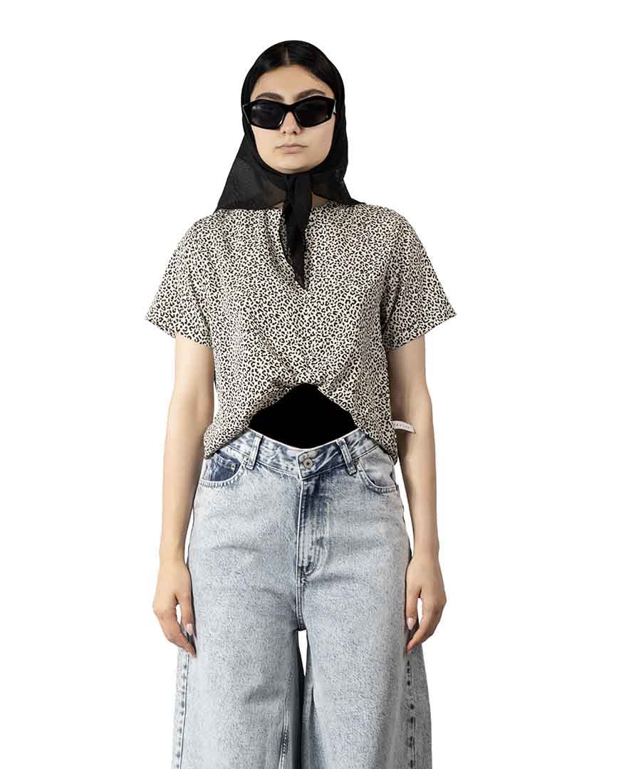 تیشرت طرحدار زنانه