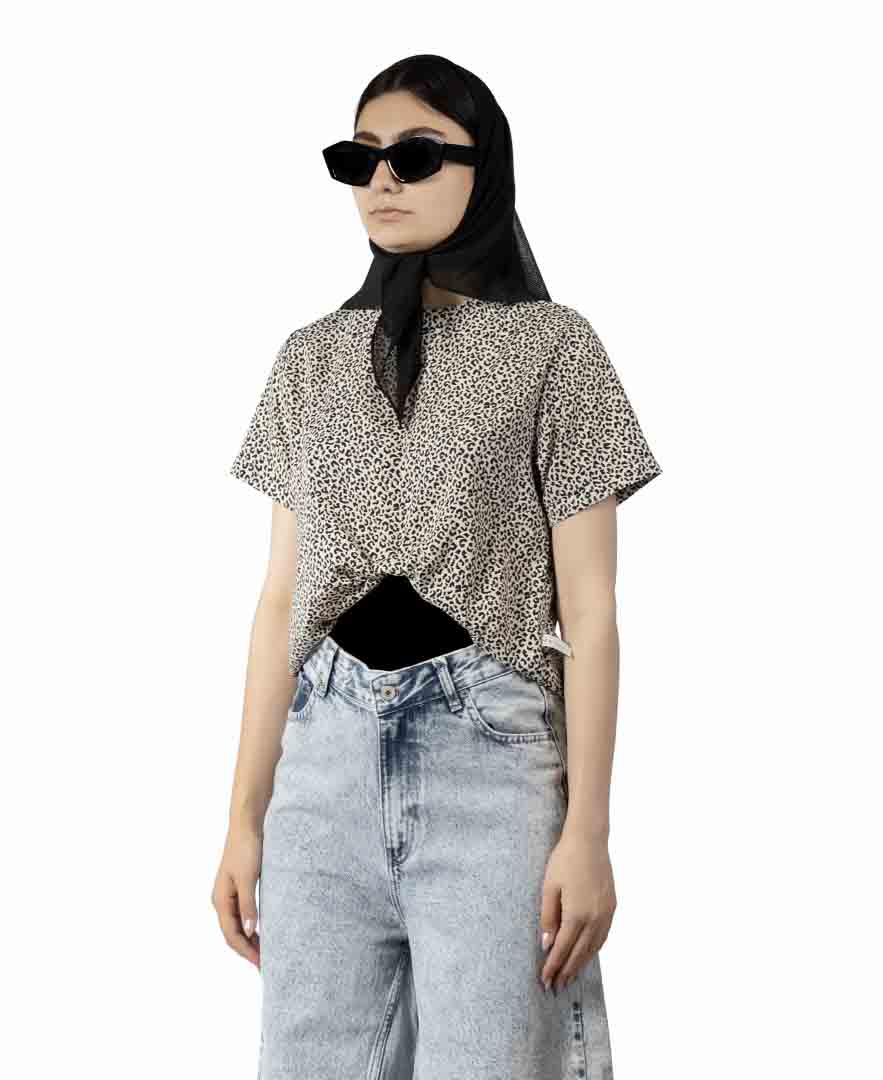 تیشرت طرحدار زنانه