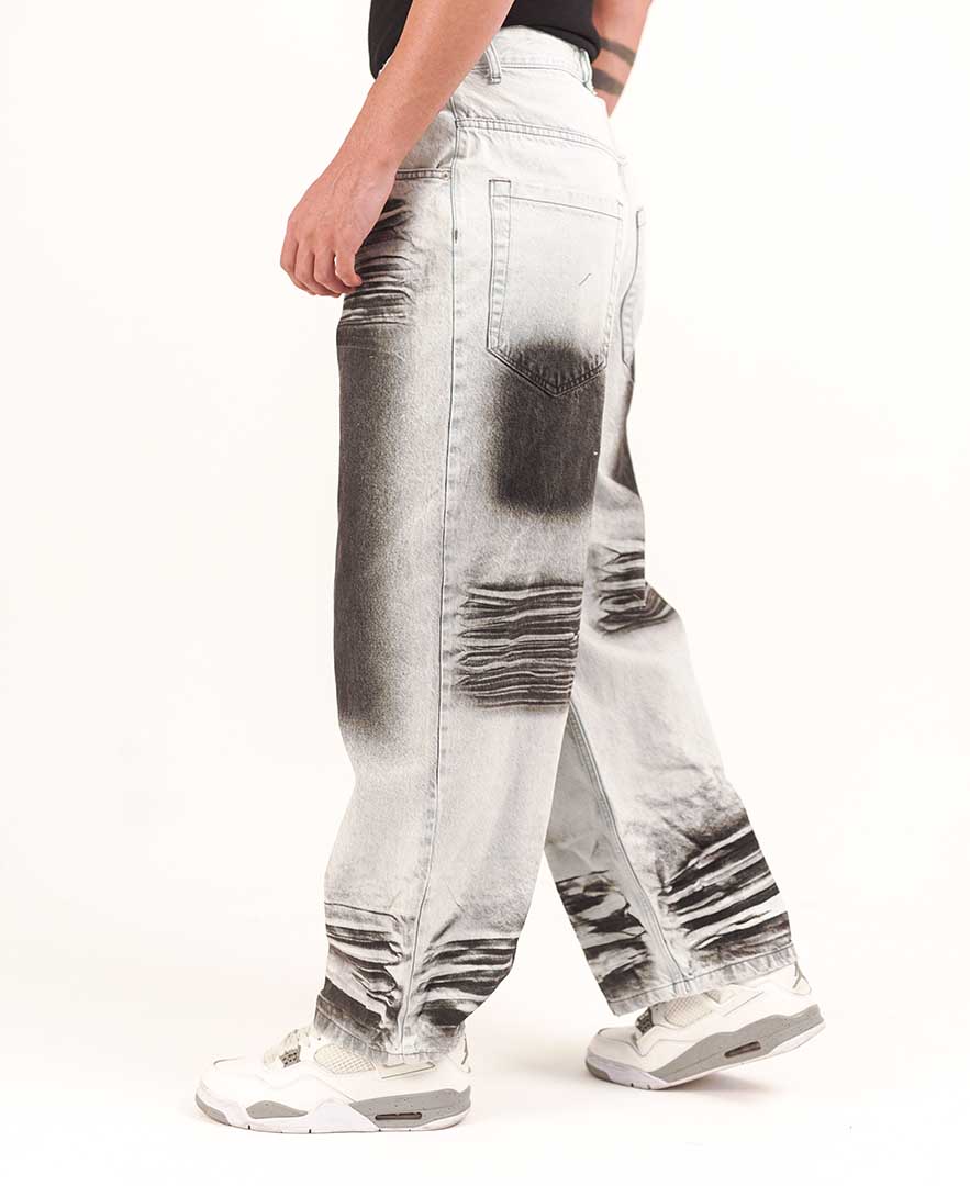 شلوار اسپری پرینت مردانه