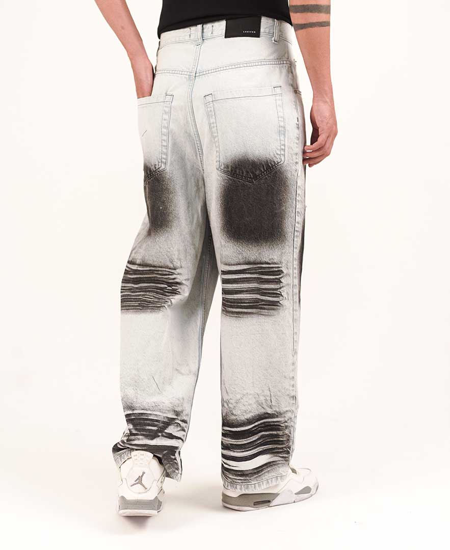 شلوار اسپری پرینت مردانه