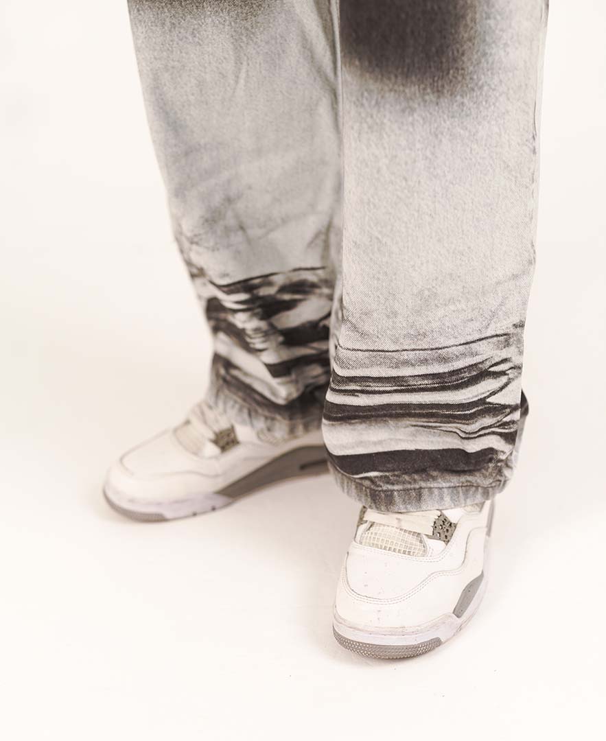 شلوار اسپری پرینت مردانه