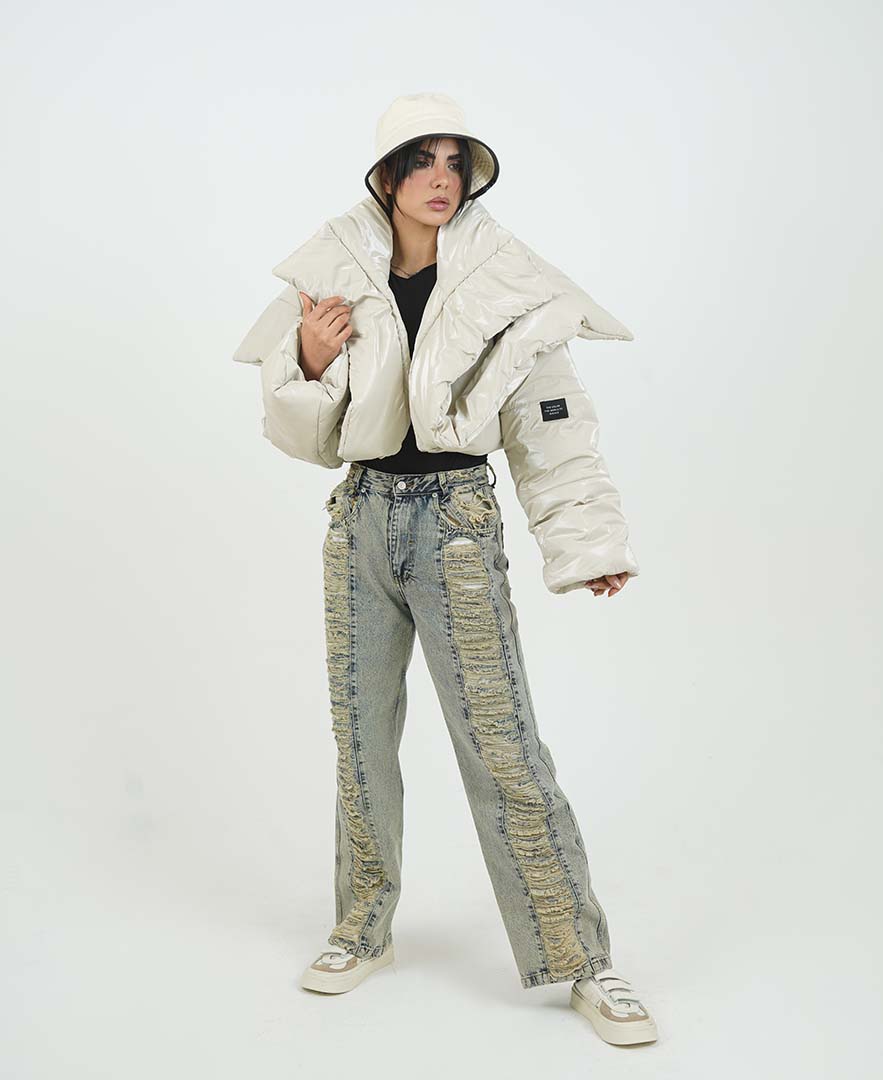 شلوار زاپ دار زنانه