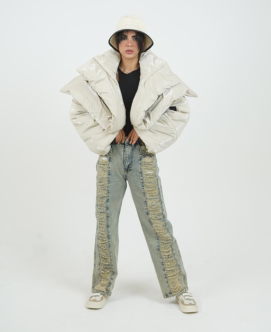 شلوار زاپ دار زنانه