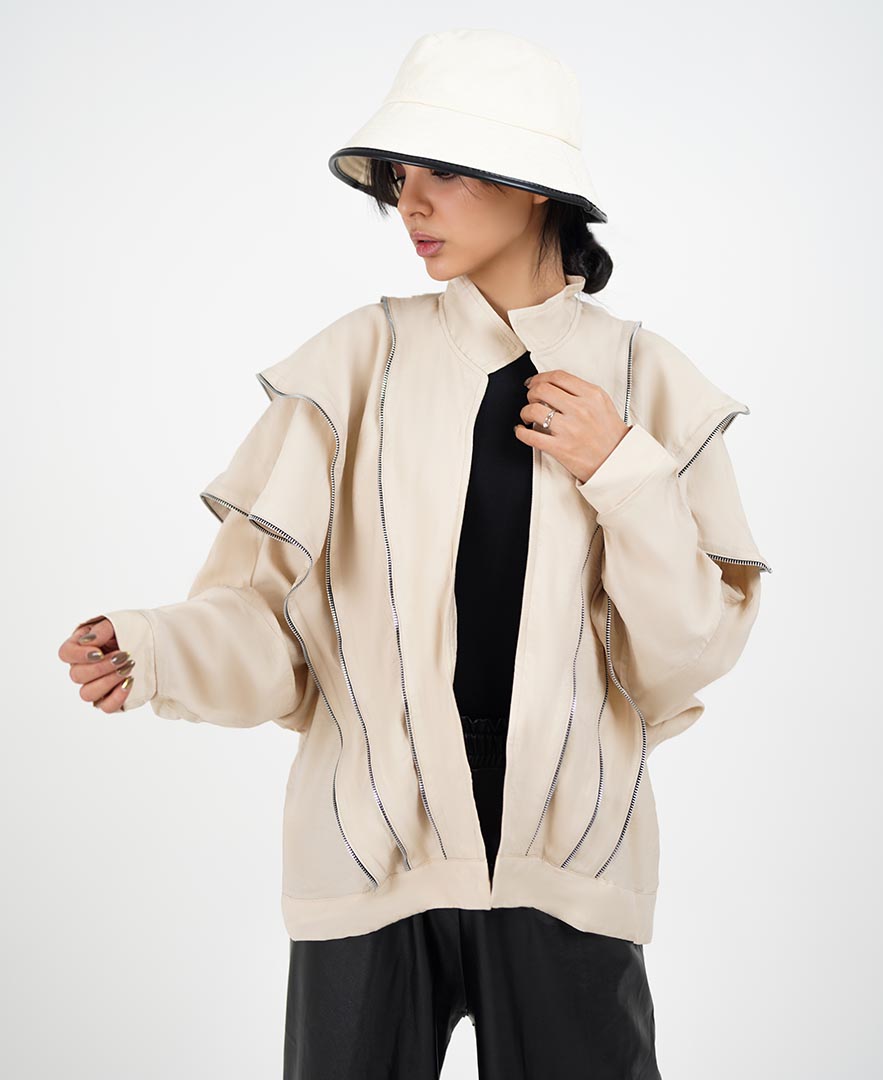 مانتو زیپ دار زنانه