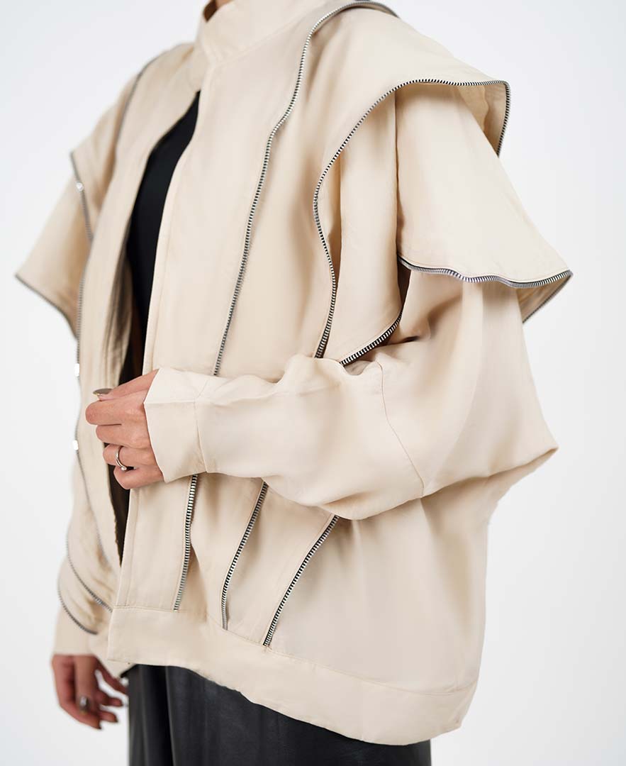 مانتو زیپ دار زنانه