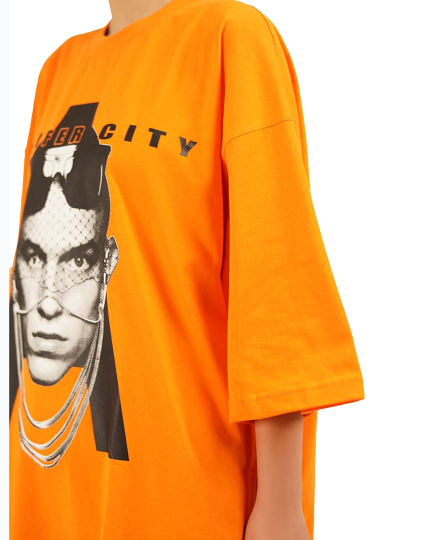 تیشرت چاپ دار زنانه