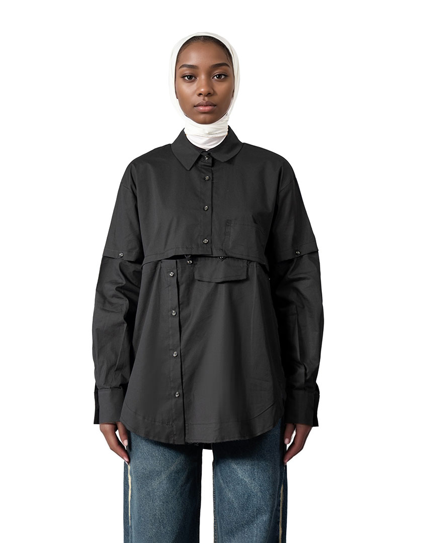 مانتو برش دار زنانه