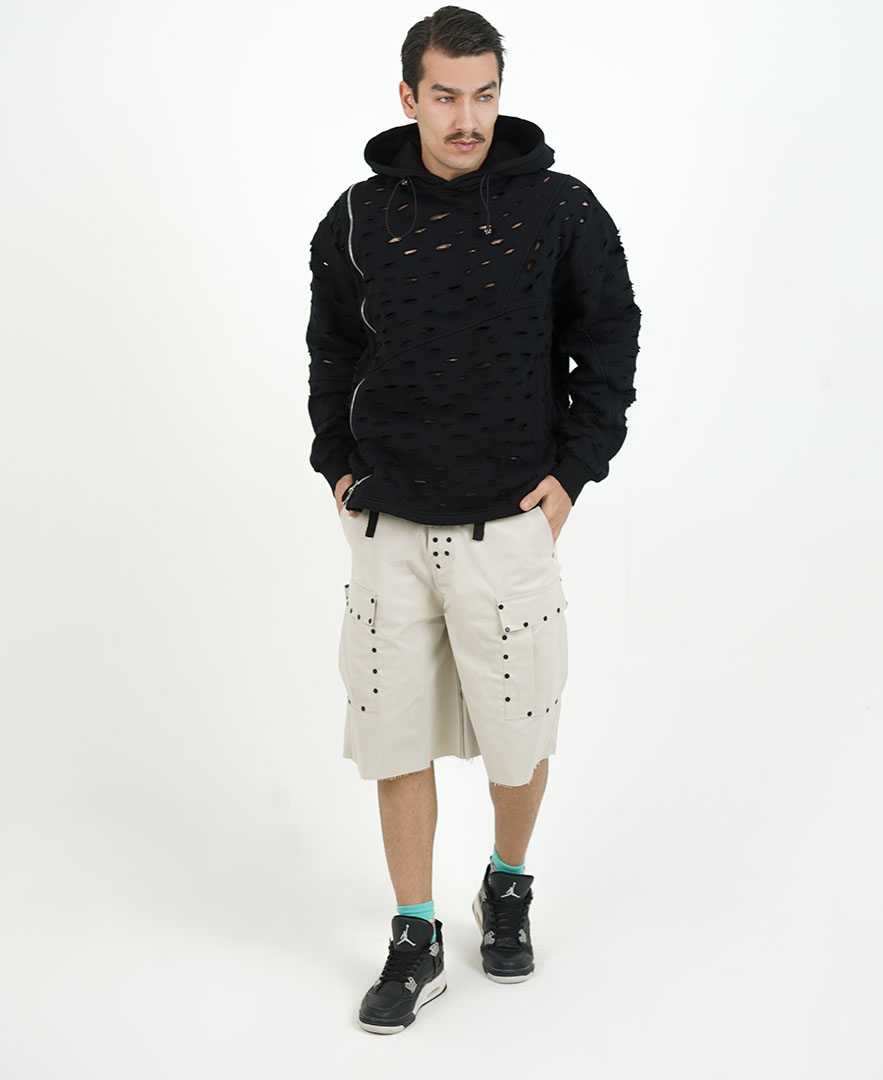 شلوارک پرچ دار مردانه