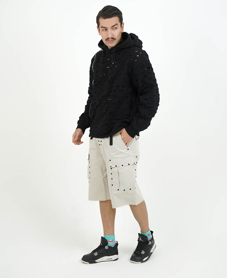 شلوارک پرچ دار مردانه