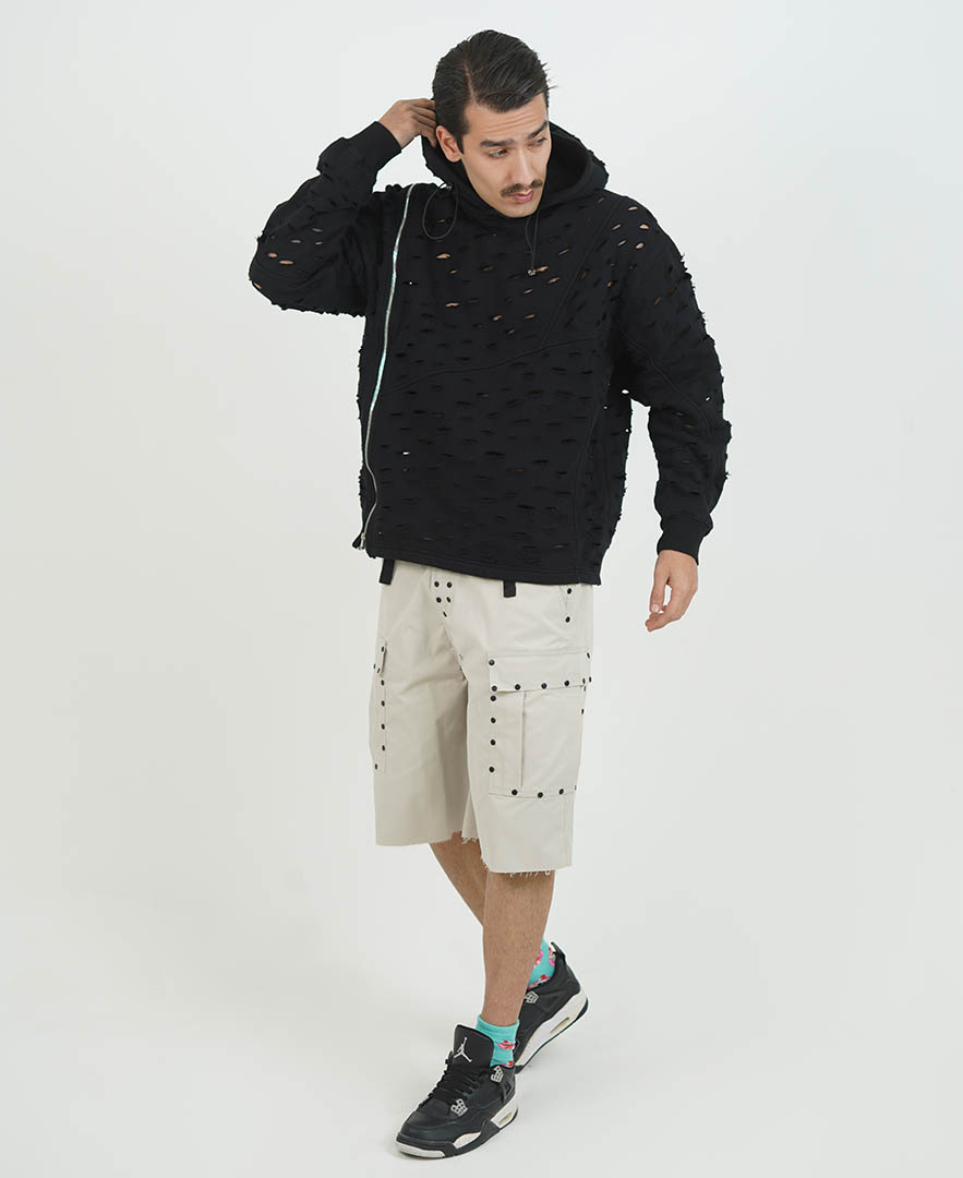 شلوارک پرچ دار مردانه