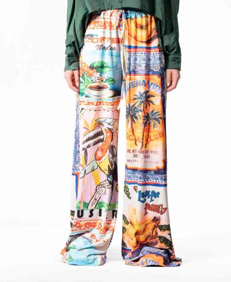 شلوار طرحدار زنانه