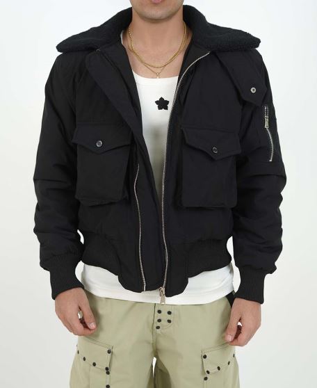 کاپشن یقه خز دار مردانه