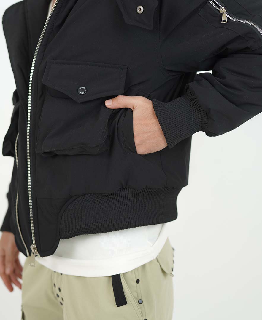 کاپشن یقه خز دار مردانه