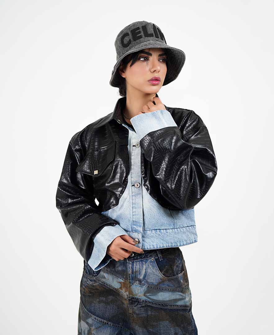 ژاکت ترکیبی زنانه