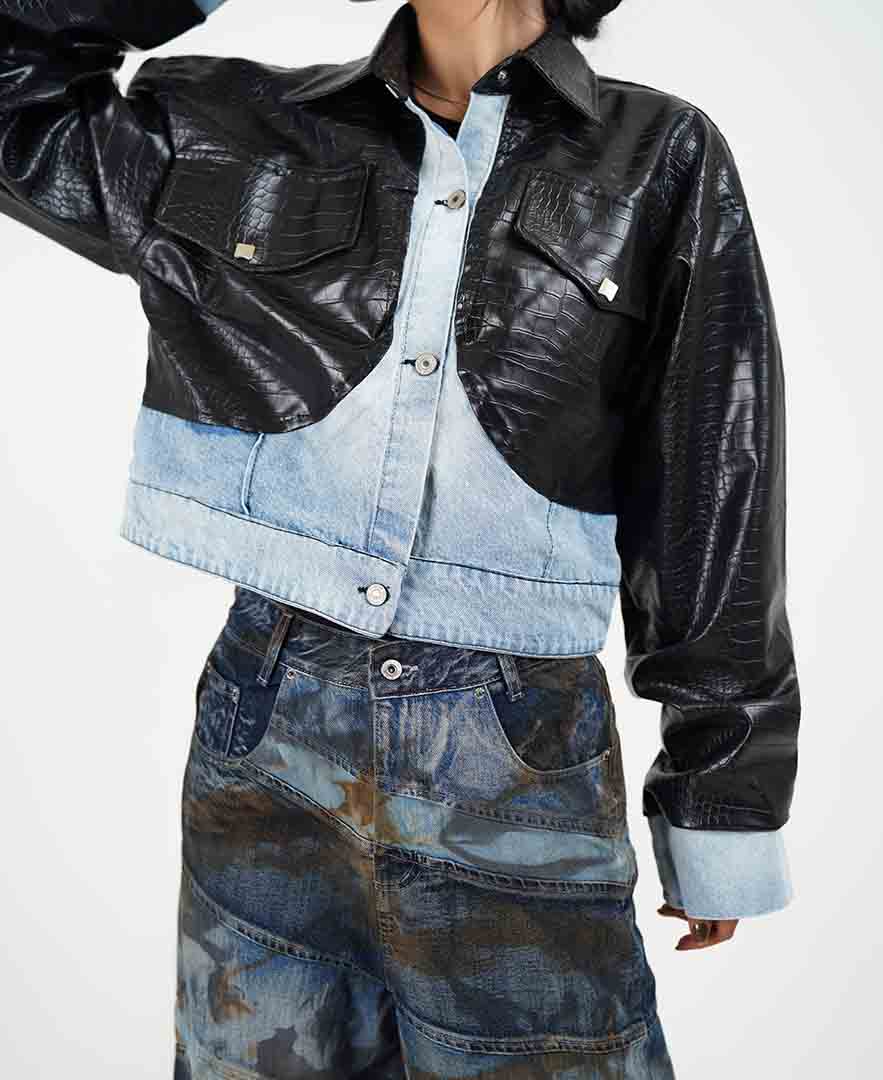 ژاکت ترکیبی زنانه