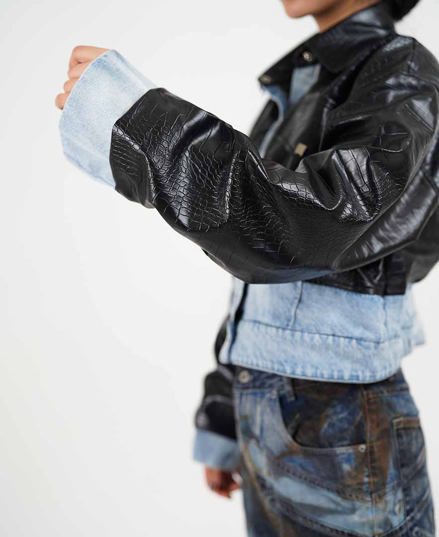 ژاکت ترکیبی زنانه