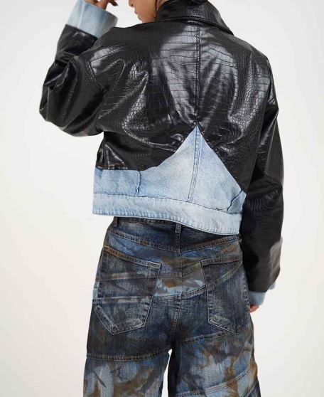 ژاکت ترکیبی زنانه