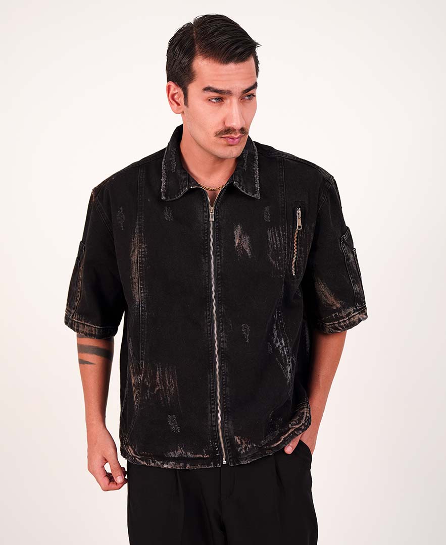 ژاکت آستین کوتاه مردانه