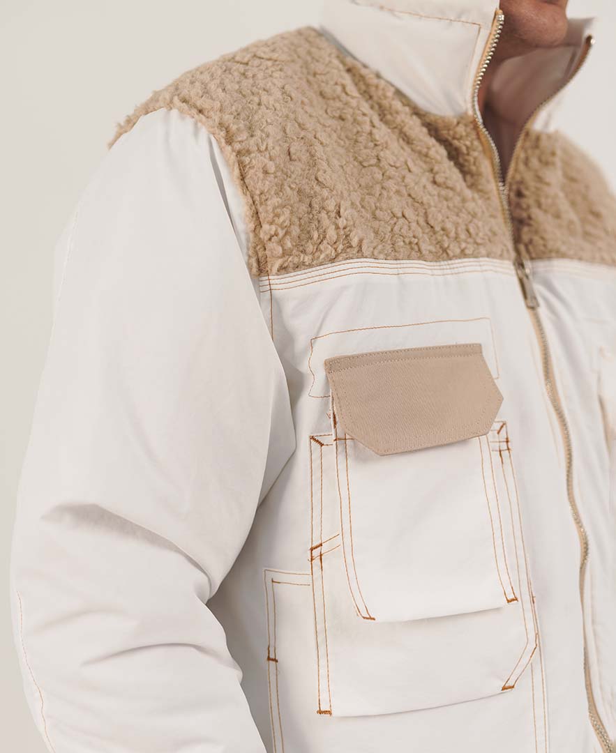 کاپشن ترکیبی مردانه