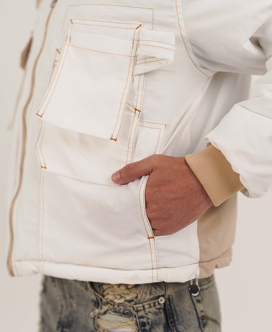 کاپشن ترکیبی مردانه