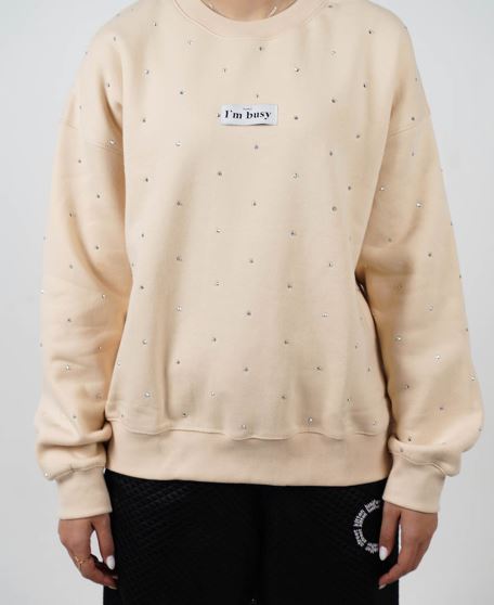 سوییشرت نگین کاری زنانه