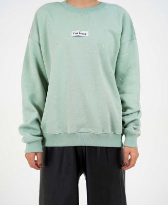 سوییشرت نگین کاری زنانه