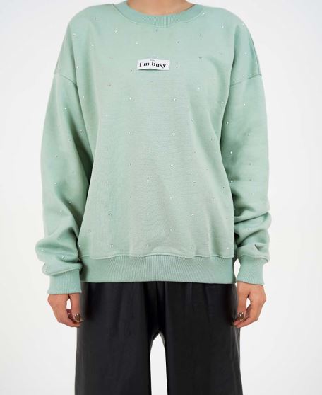 سوییشرت نگین کاری زنانه