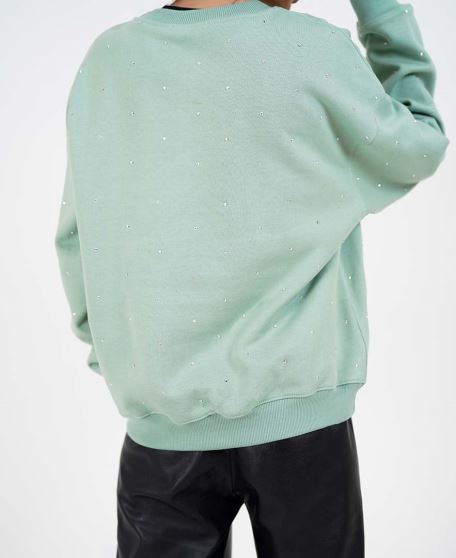 سوییشرت نگین کاری زنانه