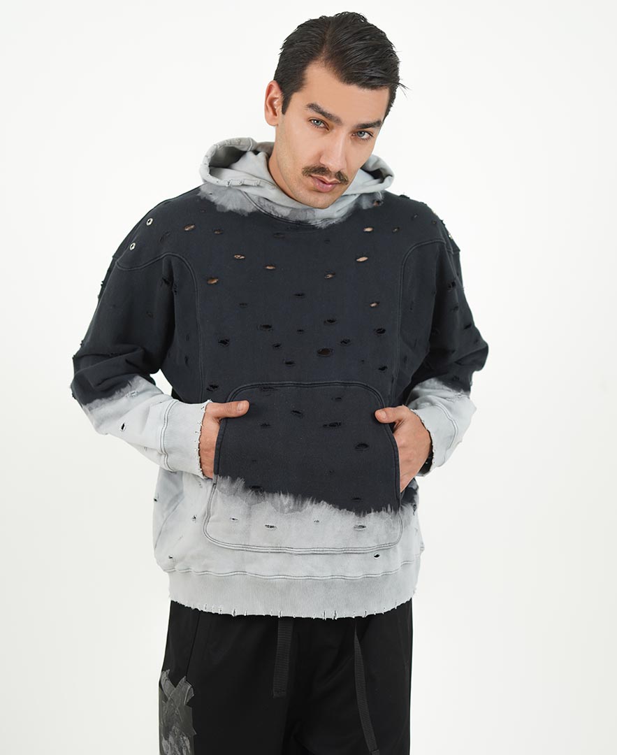 هودی برش دار مردانه