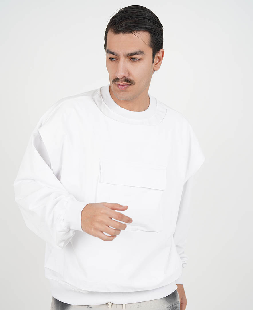 سوییشرت برش دار مردانه