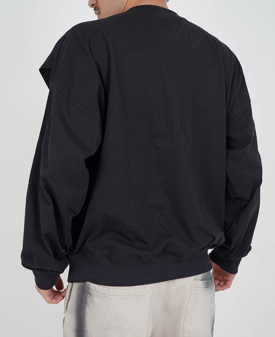 سوییشرت برش دار مردانه