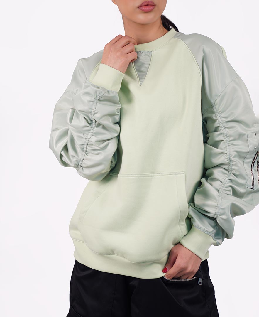 سوییشرت ترکیبی زنانه