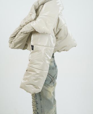 پافر یقه دوبل زنانه