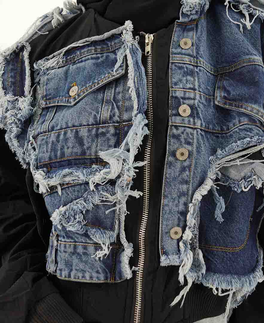 کاپشن تکه دوزی زنانه