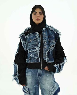 کاپشن تکه دوزی زنانه