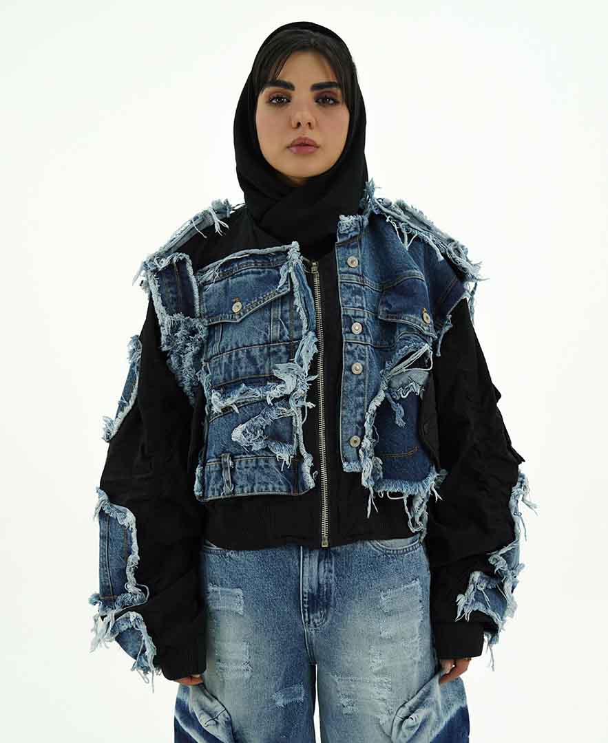 کاپشن تکه دوزی زنانه