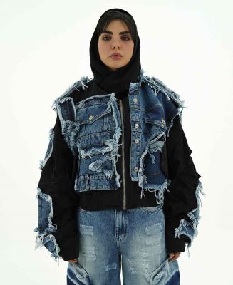 کاپشن تکه دوزی زنانه