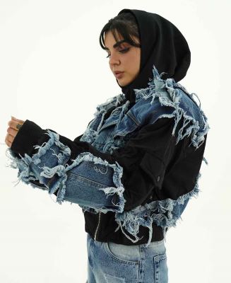 کاپشن تکه دوزی زنانه