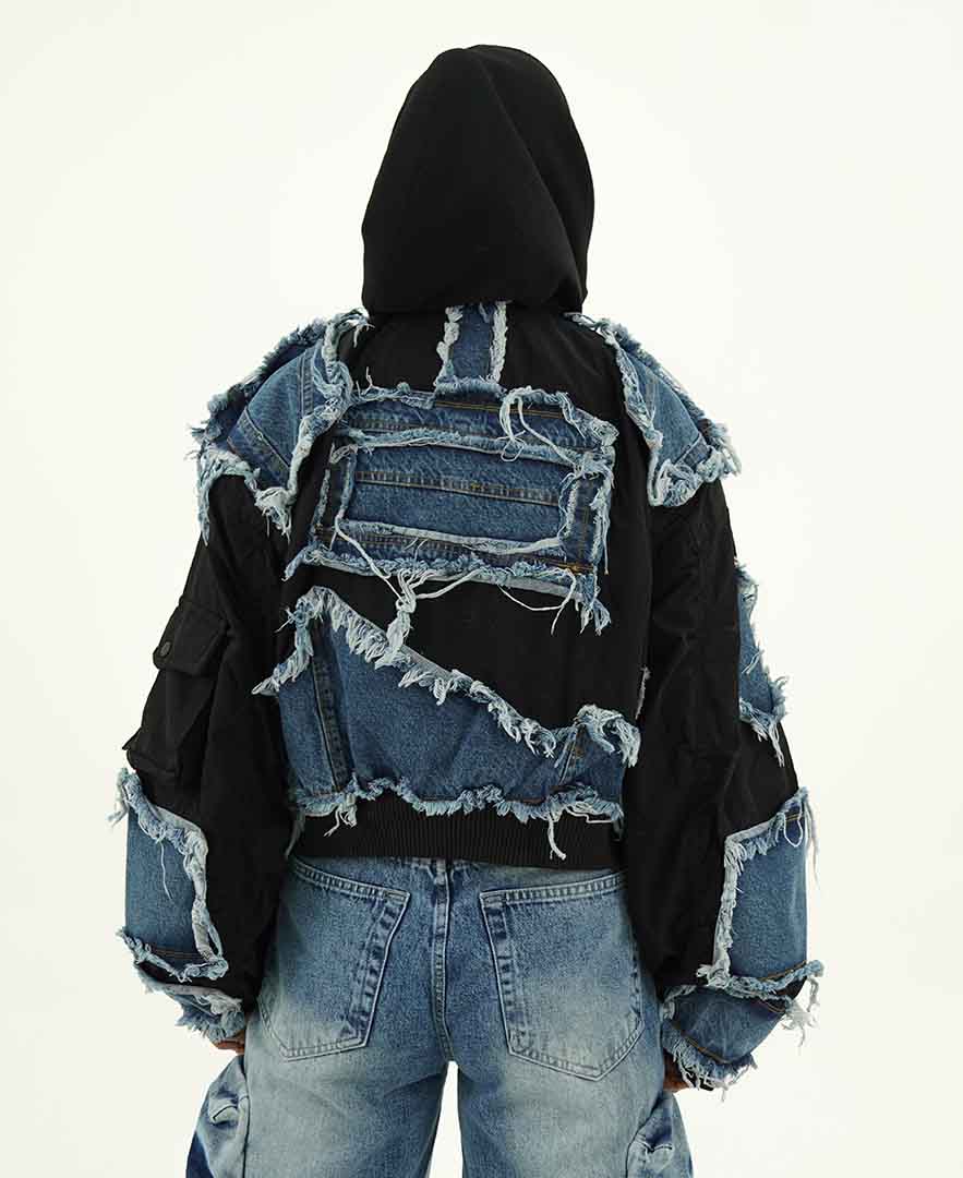 کاپشن تکه دوزی زنانه