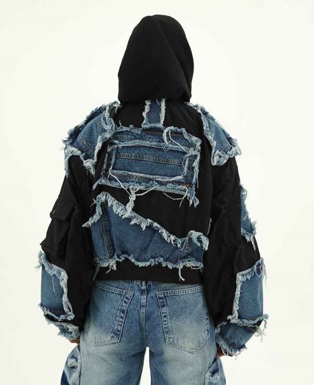 کاپشن تکه دوزی زنانه