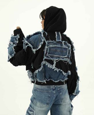 کاپشن تکه دوزی زنانه