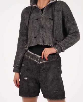 سوییشرت کراپ زنانه